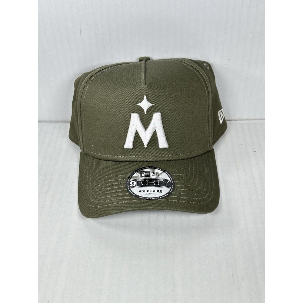 New Era Minnesota Twins MLB 9FORTY A-Frame SnapBack Adjustable Hat Cap Olive